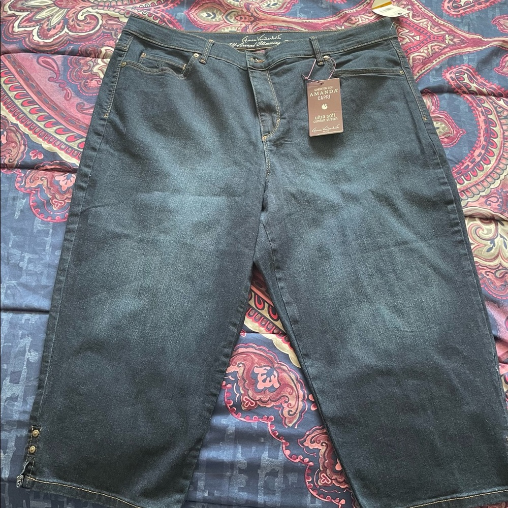 Gloria Vanderbilt Capri Jeans